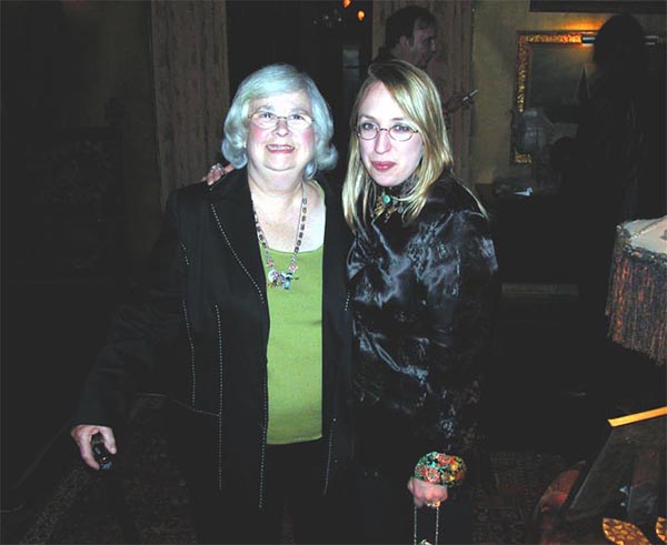 Patty with friend, famous author Wanda Lou Willis