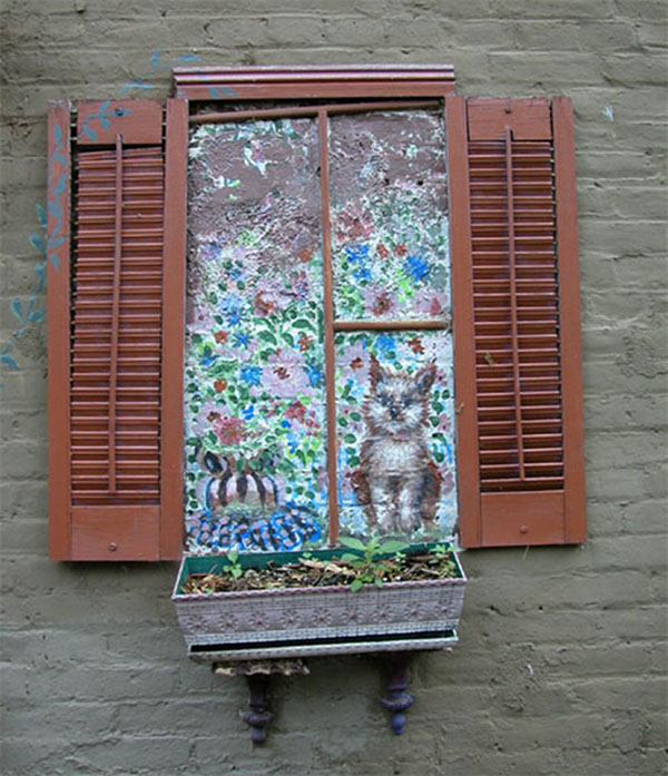 Window mural by migoet